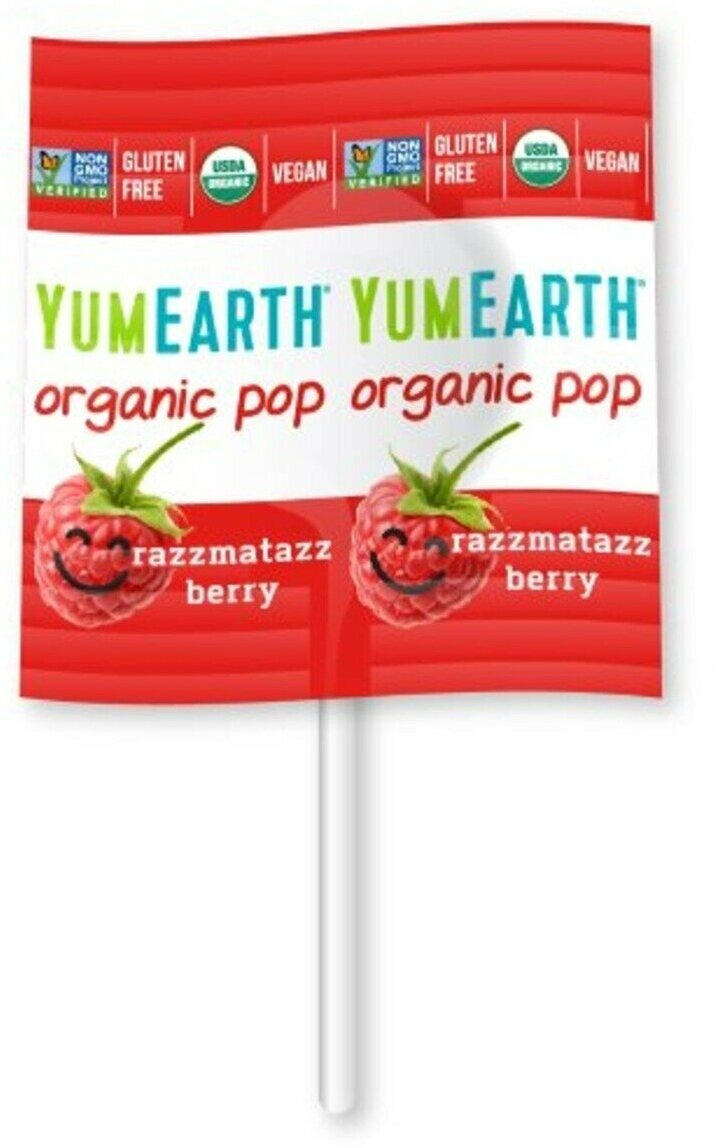 Леденцы на палочке органические YumEarth Organic Витамин С Lollipops, Ассорти, 14 леденцов - фотография № 6