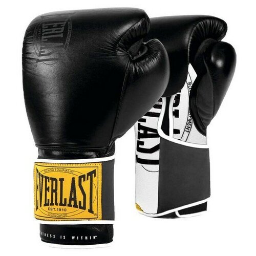 фото Перчатки тренировочные everlast 1910 classic 16oz черн.