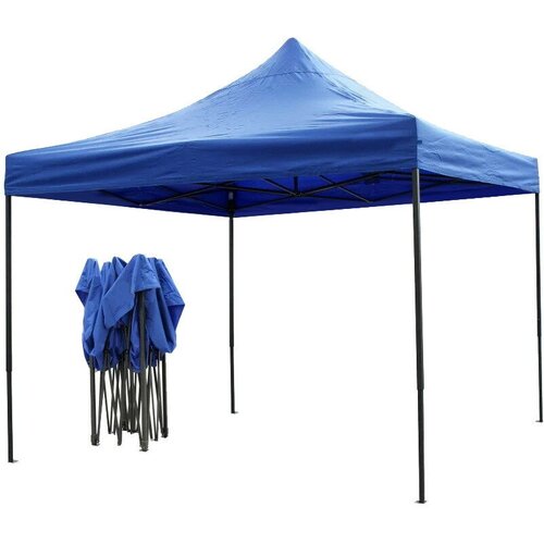 Тент-шатер Отдых раздвижной 3*3*2,5м синий