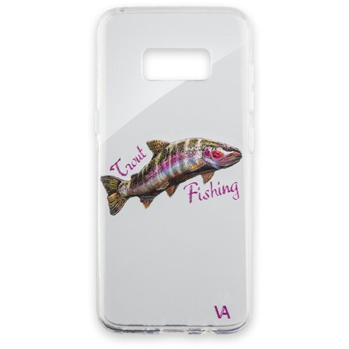 фото Чехол силиконовый veduta samsung galaxy s8 trout fishing