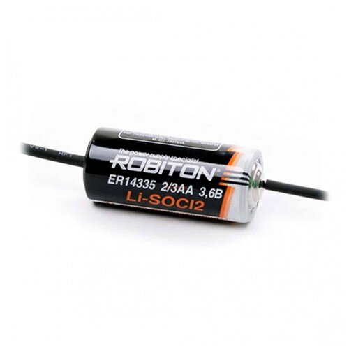 Батарейки Robiton ER14335-AX 2/3AA PH1 с аксиальными выводами литиевые спецэлем 3 6в 1600мач тип er14335 размер 2 3aa упак 2 шт цена за упак er14335 sr2 2 3aa robiton код 11613