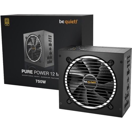 Блок питания BE QUIET Pure Power 12 M 750W Gold ATX 30 BN343 1456000₽