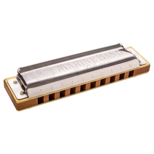 Губная гармошка Hohner Marine Band 1896/20 (M1896496X) Ab, коричневый/серебристый