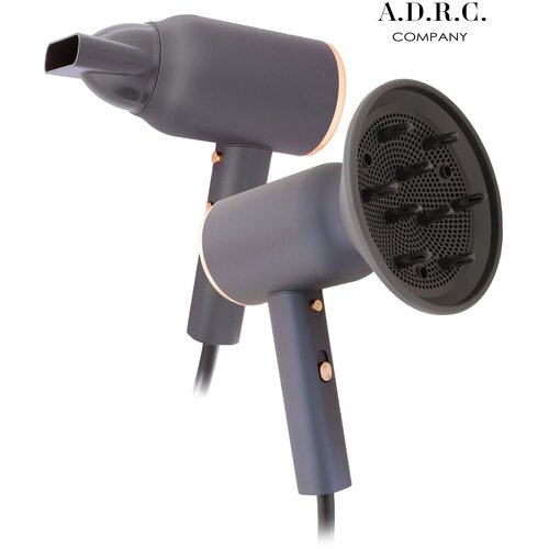 Профессиональный салонный Фен для волос для укладки и сушки волос насадка концентратор диффузор с функцией ионизации домашнийчерный 399900₽