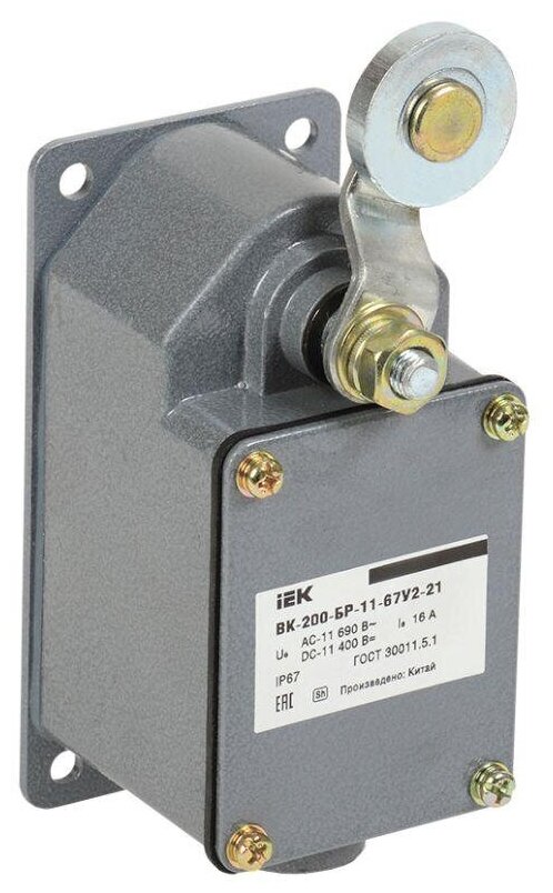Выключатель концевой IP67, IEK KV-1-200-1 (1 шт.)