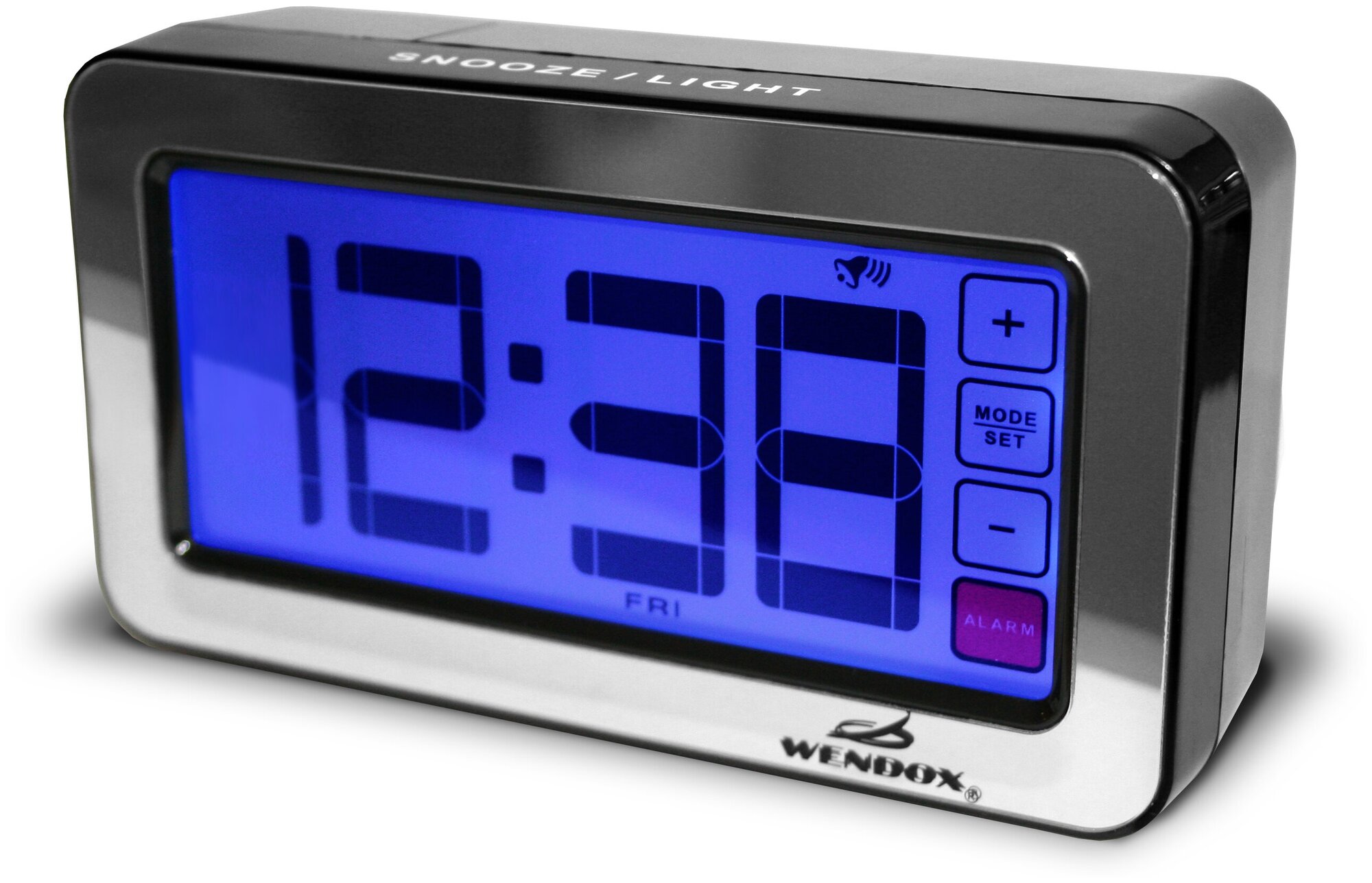 Электронные настольные часы-будильник Wendox W39AL-B