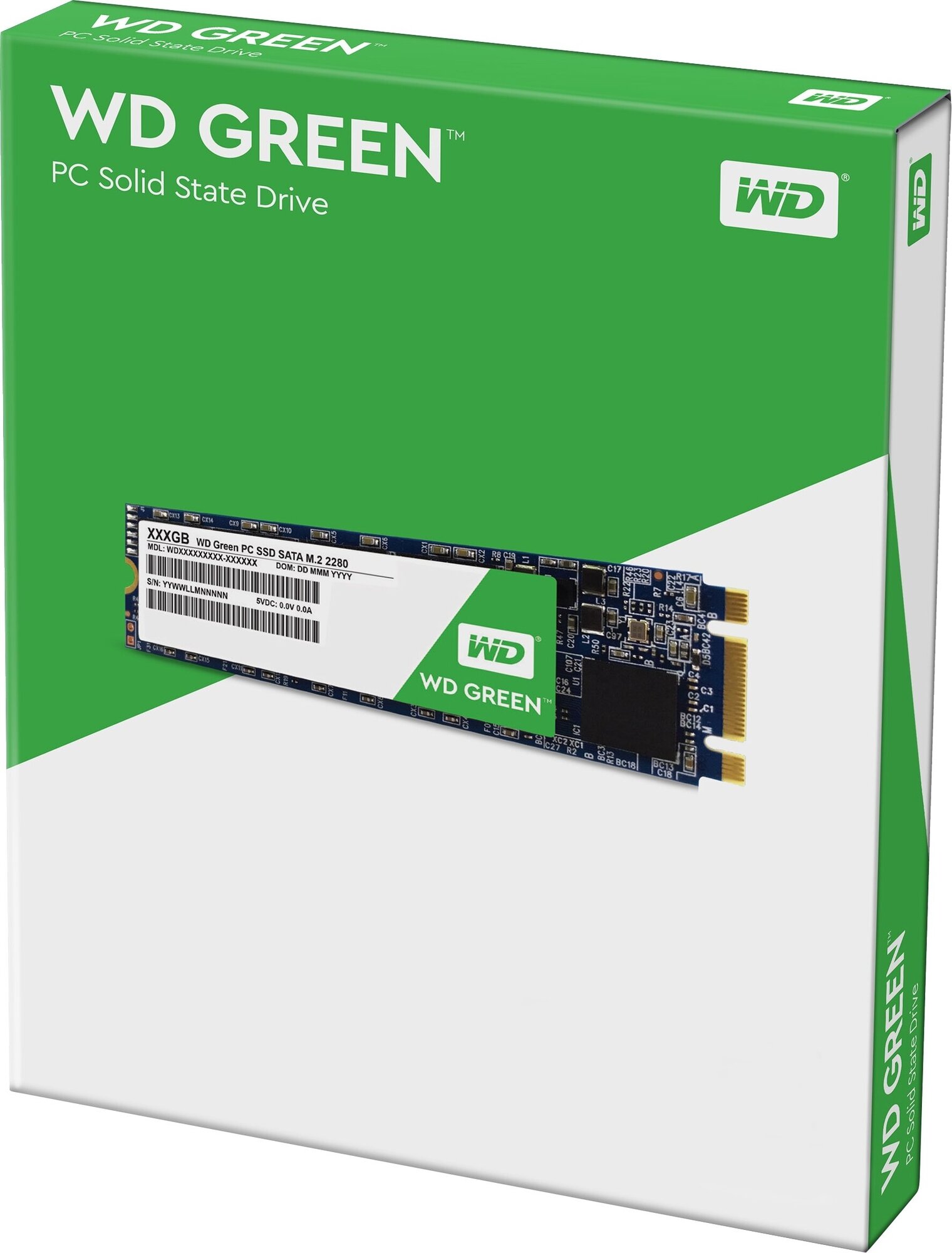 Твердотельный накопитель Western Digital WD Green SATA 120 ГБ SATA WDS120G2G0B