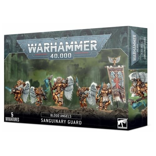 Модель для сборки Warhammer 40000 Blood Angels Sanguinary Guard printio обложка для паспорта blood angels