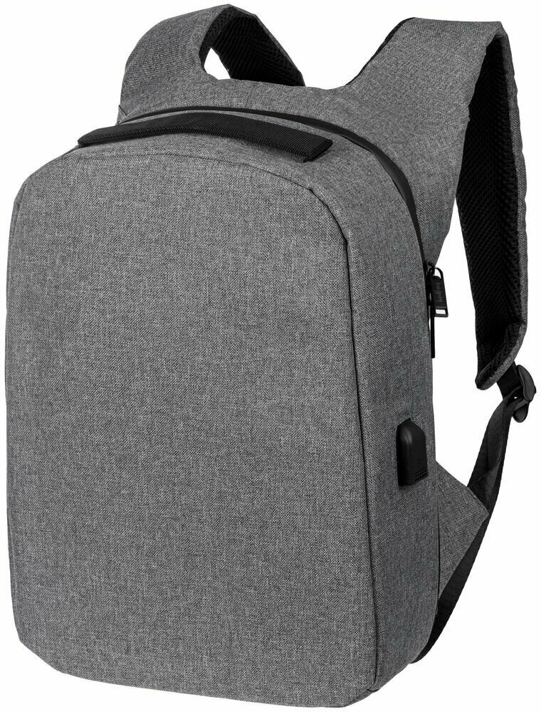 Рюкзак для ноутбука 15" спортивный школьный мужской женский inGreed S серый
