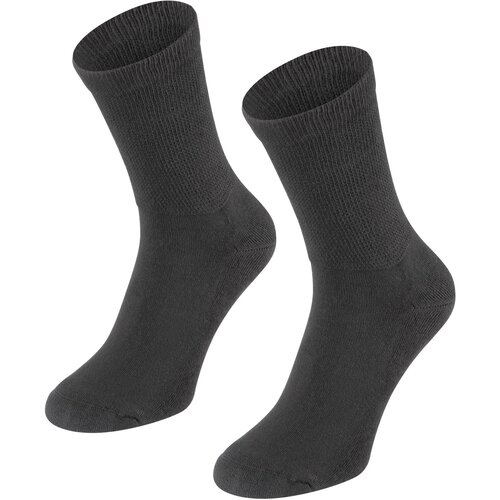 Носки  унисекс Norfolk Socks, 2 пары, классические, бесшовные, вязаные, махровые, воздухопроницаемые, размер 39-42, черный