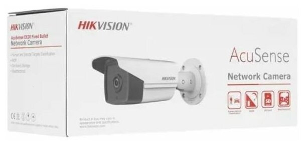 Видеокамера IP Hikvision , 4 мм, белый - фото №11
