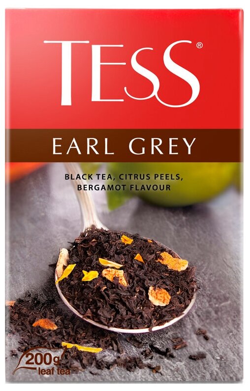 Чай черный Tess Earl Grey 100г - фото №1