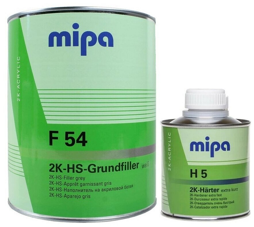 MIPA Грунт-выравниватель F54 черный (1л+0,25л) /6/