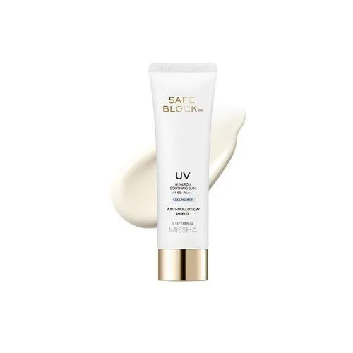 Missha успокаивающий солнцезащитный крем Safe Block RX Hyalron Soothing Sun SPF50+, 50мл