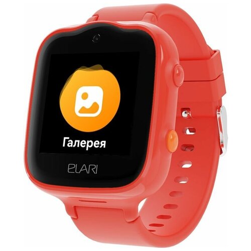 Смарт-часы ELARI KidPhone Алиса 4G Bubble, 1.54, красный / красный