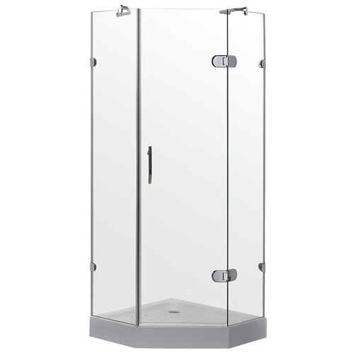 Душевой уголок, Timo BY-839-90, прозрачное стекло, низкий поддон, 90х90 см, clean glass