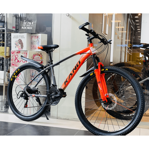 фото Горный велосипед kano 27.5'' 27.5kn-516 серый/оранжевый