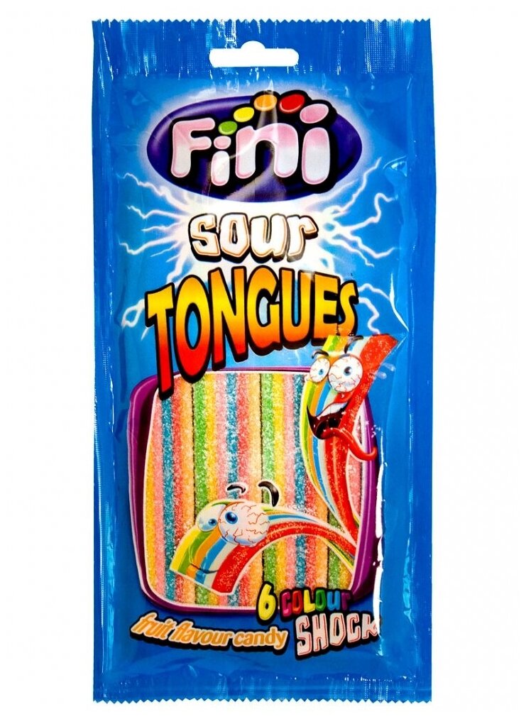 Мармелад Fini жевательный Sour Tongues 90г Fini Golosinas Espana S.L.U. - фото №1