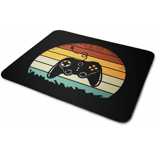 Коврик для мыши Каждому Своё Ретро-игры/Gamer/Джойстик 22x18 см