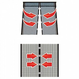 Сетка антимоскитная универсальная 100x220см с магнитными замками - фотография № 5