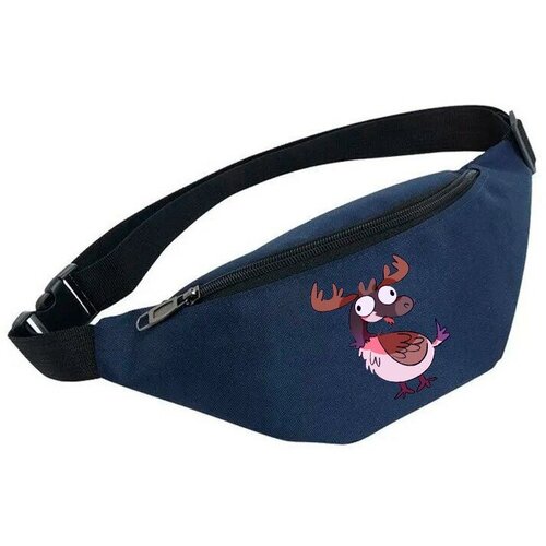 фото Сумка поясная noname, синий