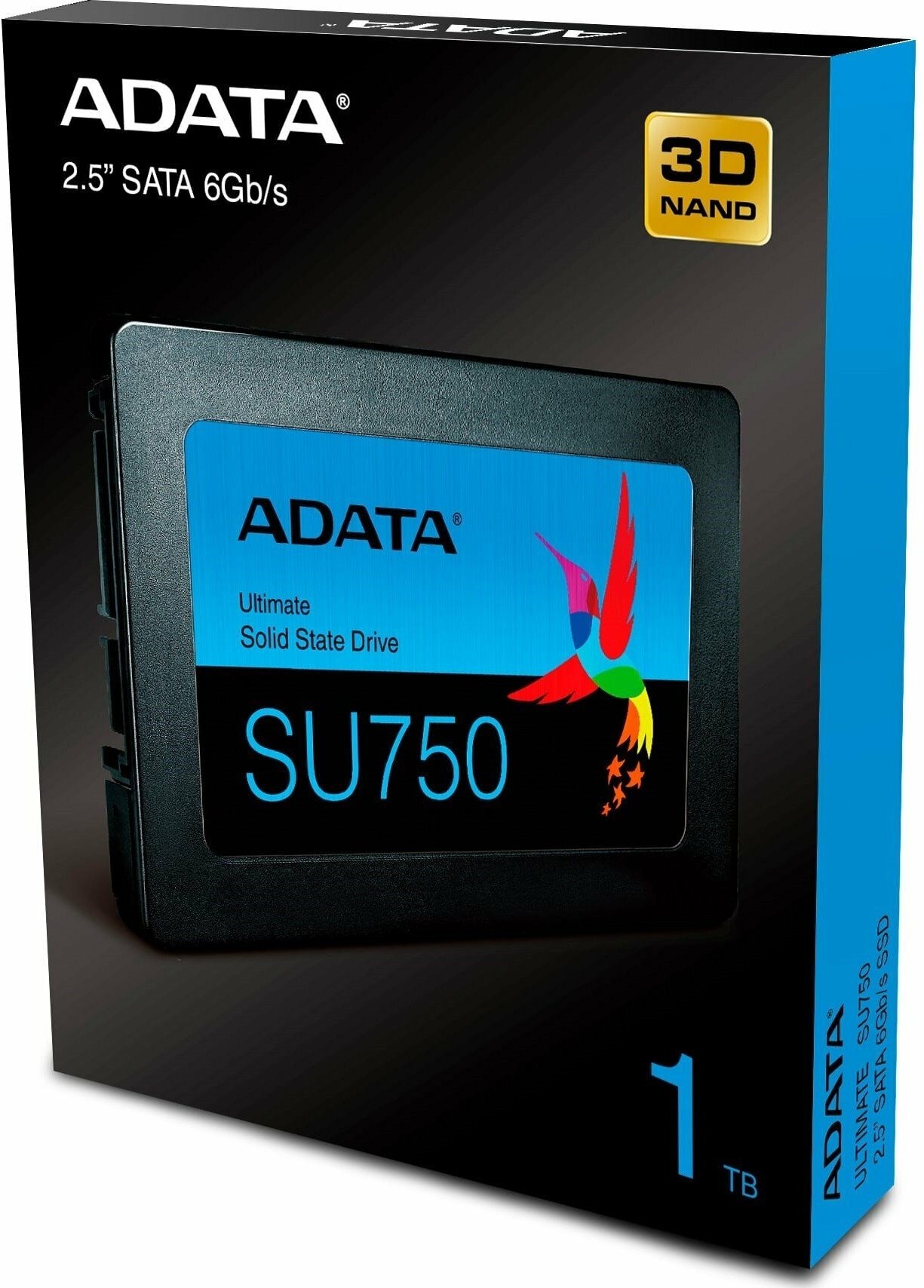 Твердотельный накопитель SSD A-Data SATA III 256Gb Ultimate SU750 2.5" (TLC,550/520 Мб/с) - фото №14