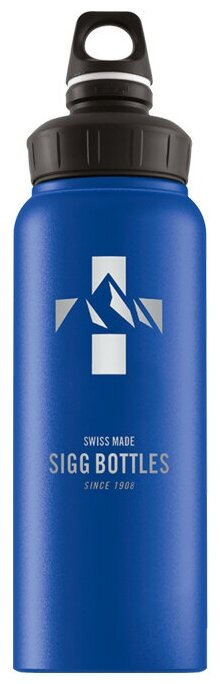 Бутылка для воды SIGG WMB Mountain, голубая, 1L