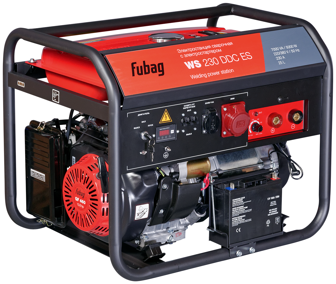 Бензогенератор-сварочник FUBAG WS 230 DDC ES