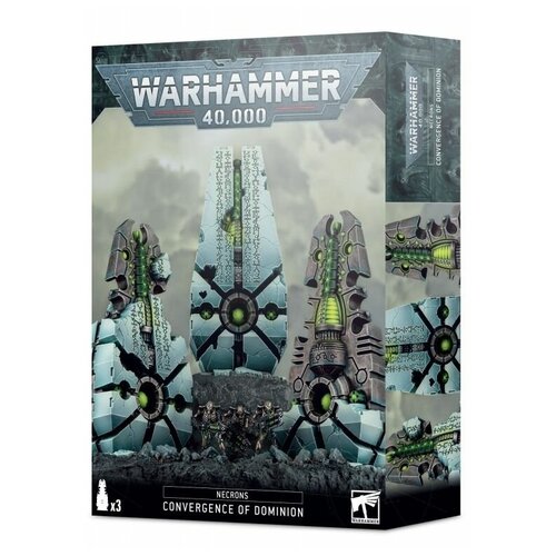 набор пластиковых моделей warhammer 40000 necron immortals deathmarks Набор сборных моделей Warhammer 40000 Necron: Convergence of Dominion