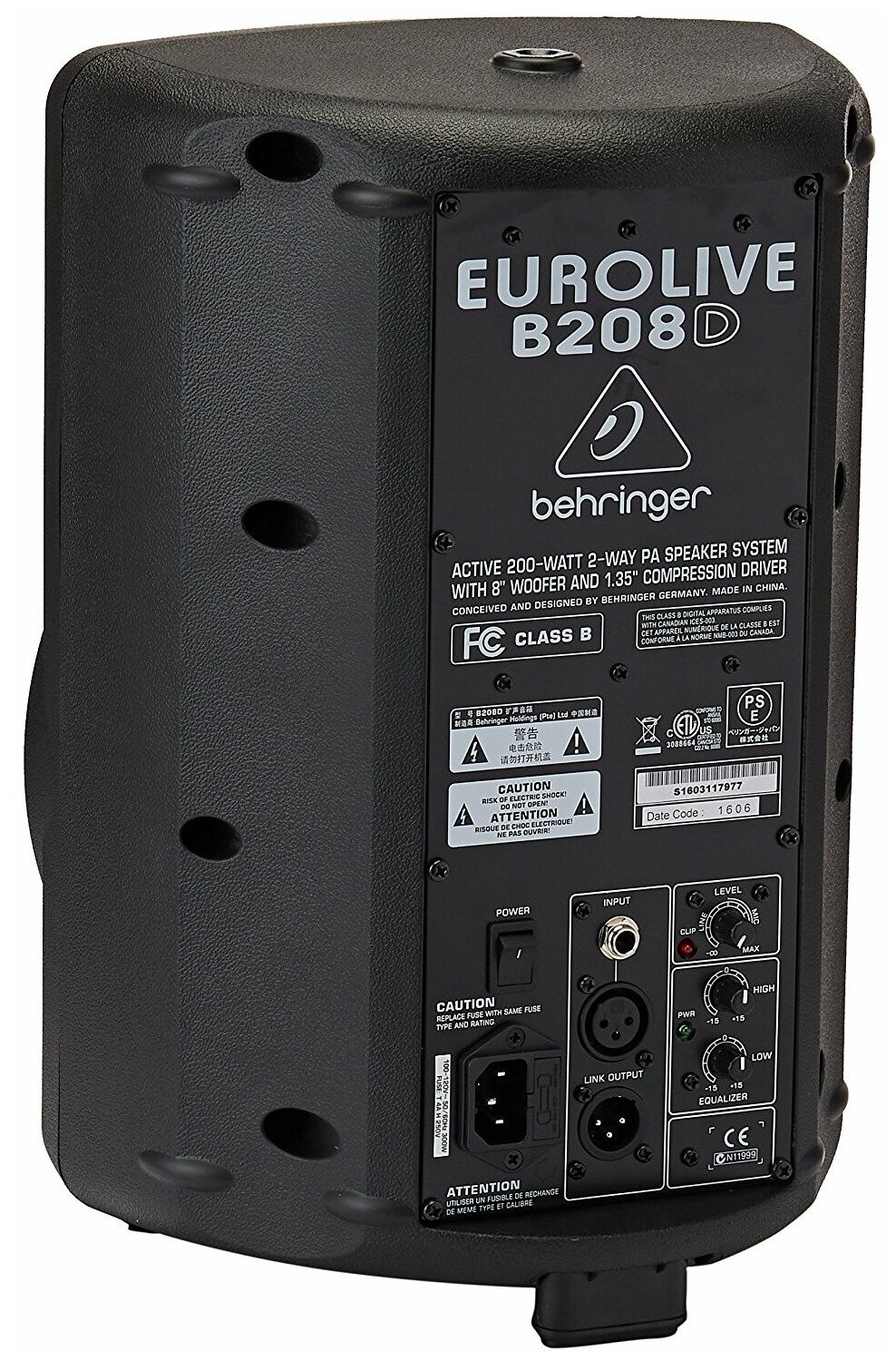 Сателлит BEHRINGER Eurolive B208D, 1 колонка, черный - фото №2