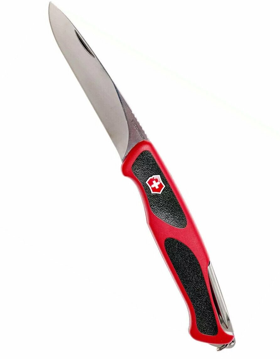 Нож перочинный Victorinox RangerGrip 53 (0.9623.C) 130мм 5функций красный/черный карт.коробка - фото №20