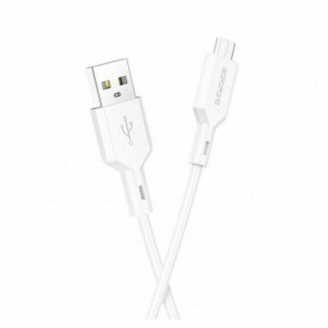 Кабель Borofone BX70 Cable iPhone 2.4A 1m (белый)