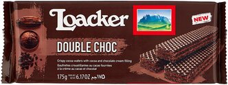 Вафли Loacker Вафли Loacker Double Choc шоколадные, 175 г