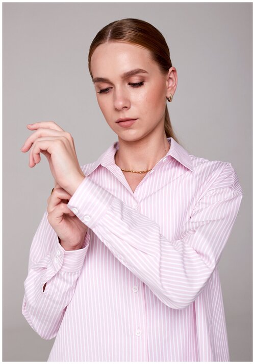 Рубашка  IRINA EGOROVA, размер 44-46, розовый