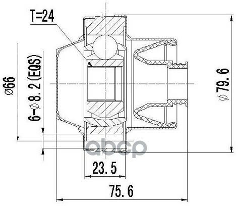 Шрус Карданного Вала Zikmar арт. Z87092R