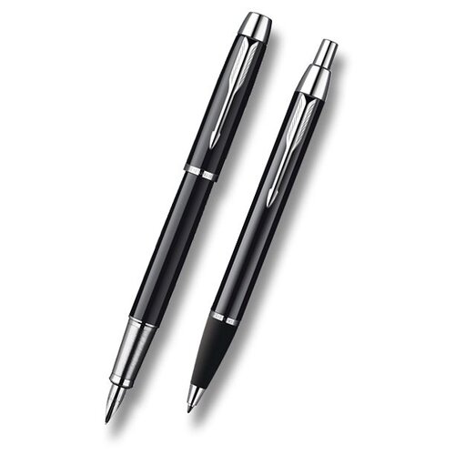 PARKER набор шариковая и перьевая ручки IM Metal, M, 2093215, 2 шт. parker im core black ct шариковая ручка m