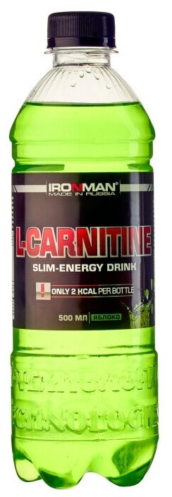 Напиток "Ironman" L-Карнитин яблоко 0,5 л