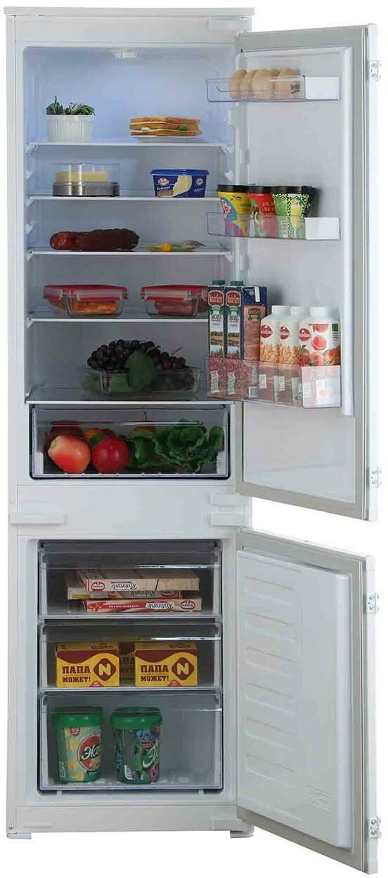 Встраиваемый холодильник Beko BCSA2750 белый - фото №10