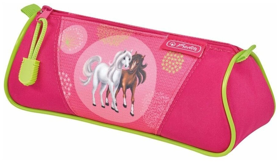 Пенал-косметичка Herlitz Triangular Spring Horses 50014460