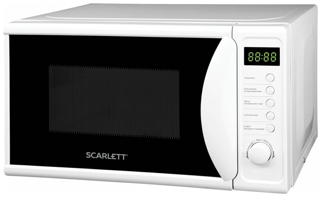 Микроволновая Печь Scarlett SC-MW9020S02D 20л. 700Вт белый/черный