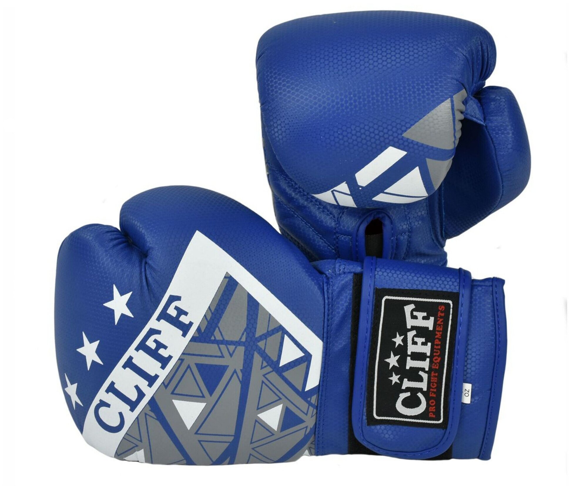Перчатки бокс American Crystal (PU) 8 oz цвет: синий