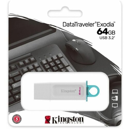 USB флешка Kingston 64 Гб USB 3.2 Gen