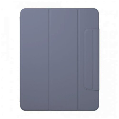 Чехол-книжка Comma Rider Series Double Sides Magnetic Case with Pensil slot для iPad Air 5 (2022)/iPad Pro 11 (2022) (Цвет: Gray Purple) чехол книжка wiwu detachable magnetic case для ipad air 2020 10 9 черный