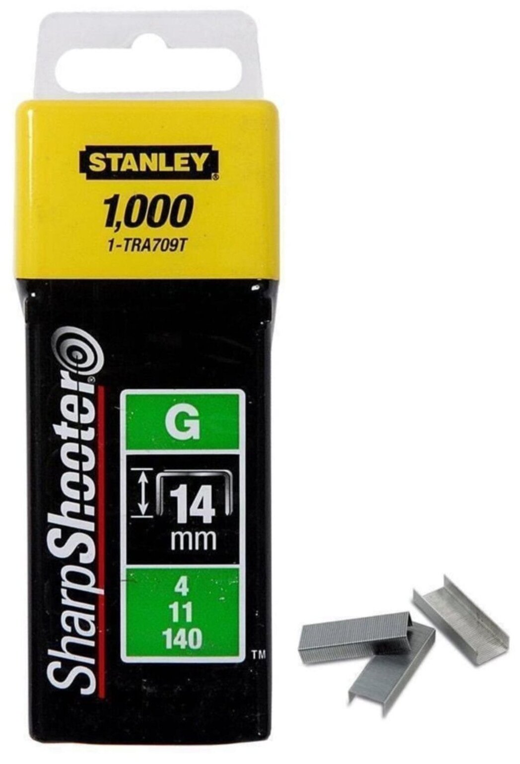 Скобы для степлера Stanley (1-TRA709T) тип 140 14 мм (1000 шт.)