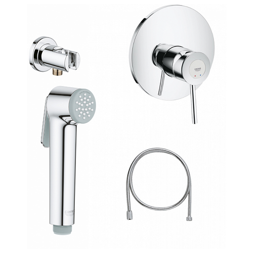 Смеситель Grohe BauClassic 124434, хром хром 1500 мм