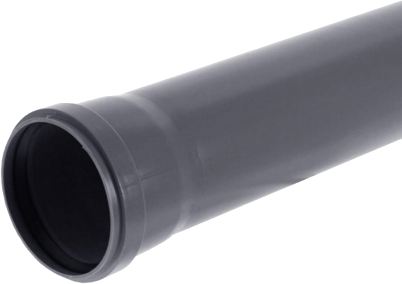 Труба канализационная Plastimex полипропилен серая 50x1.8x500мм
