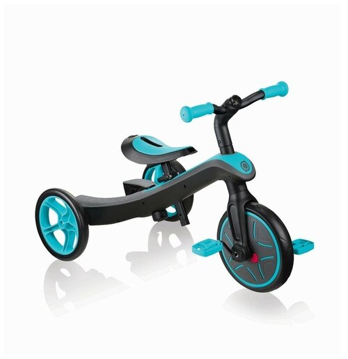 Трехколесный велосипед  GLOBBER Trike Explorer 2 в 1, голубой