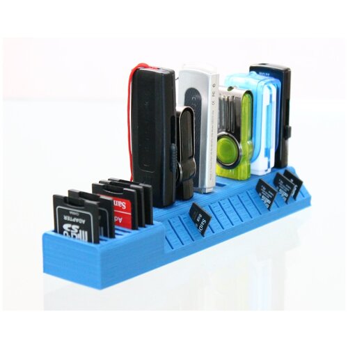 Держатель USB SD и MicroSD для широких USB-накопителей