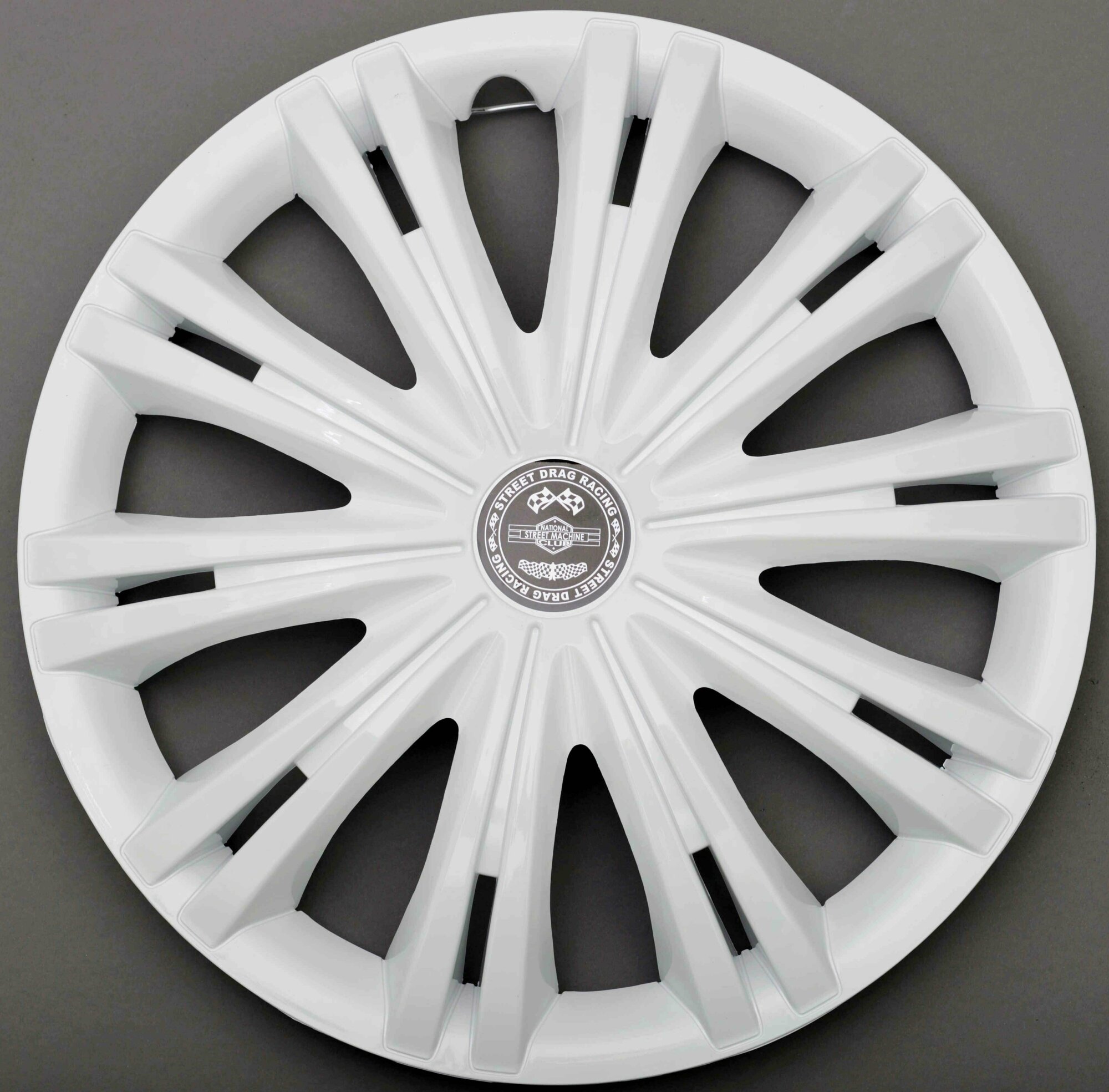 Колпаки R15 4 на колеса авто гига белая р15 на диски радиус 15 дюймов легковой авто цвет белый white