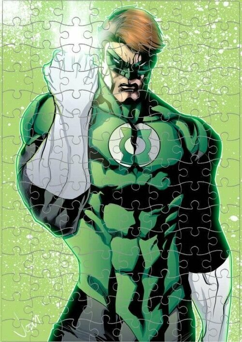 Пазл Зелёный фонарь, Green Lantern №3